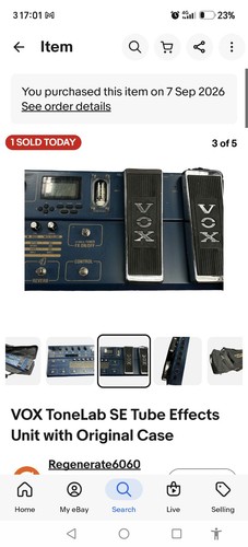 Vox tonelab tube effects - vox, se